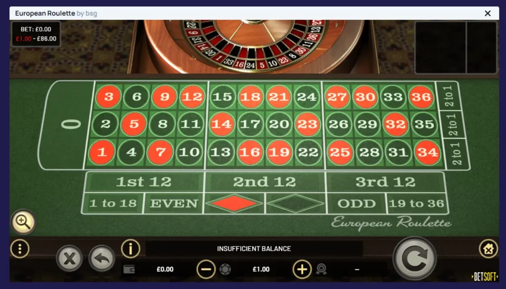 European Roulette