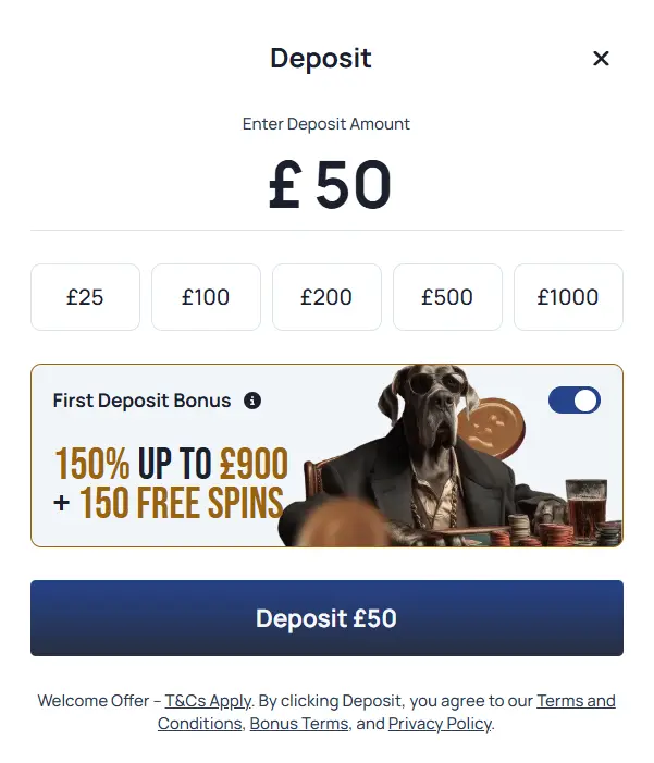 Deposit Form
