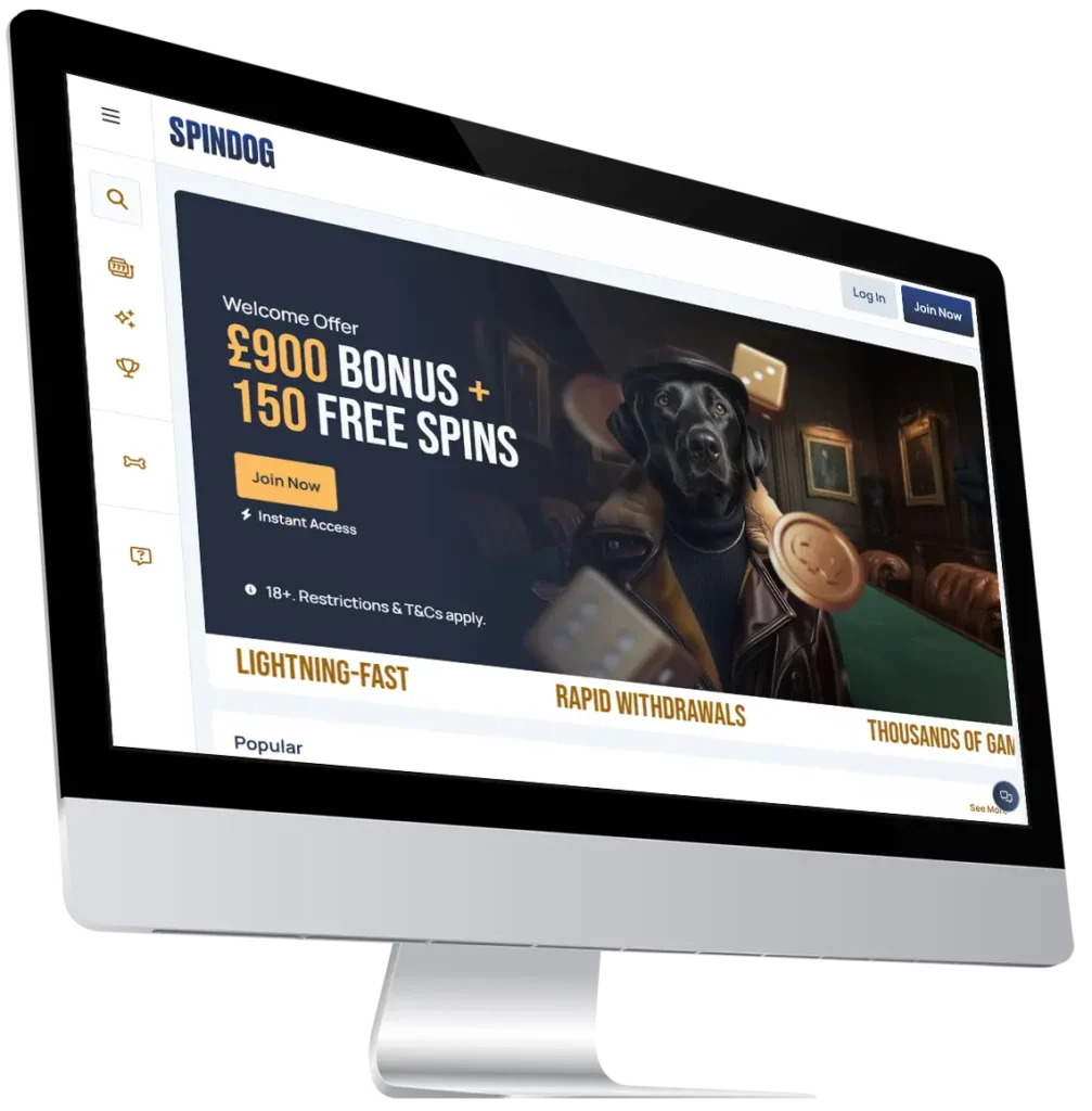 Spin Dog Casino Main Page