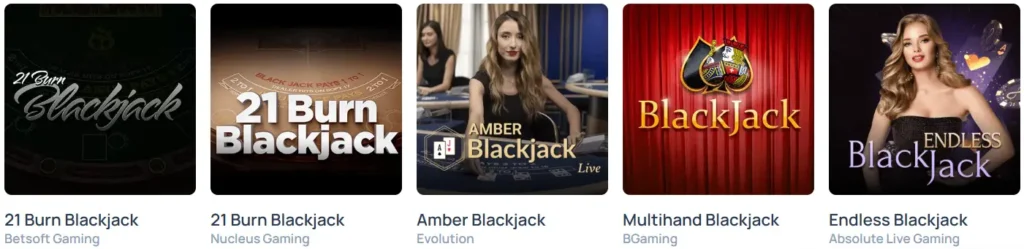 Games at Spin Dog Live Casino